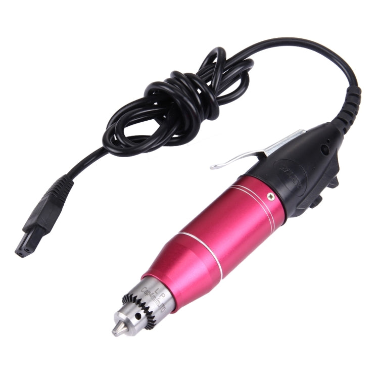 WLXY WL-320 Mini Electric Grinder with Speed Regulation, 110V-240V, Suitable Drill Chuck: 0.3mm-4.0mm, US Plug(Magenta) - Drill & Drill Bits by WLXY | Online Shopping UK | buy2fix