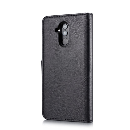 DG.MING Crazy Horse Texture Flip Detachable Magnetic Leather Case for Huawei Mate 20 Lite / Maimang 7, with Holder & Card Slots & Wallet (Black) - Huawei Cases by DG.MING | Online Shopping UK | buy2fix