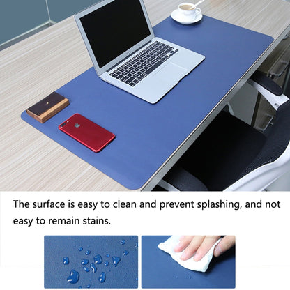 Multifunction Business Double Sided PU Leather Mouse Pad Keyboard Pad Table Mat Computer Desk Mat, Size: 90 x 45cm(Black Red) - Desk Pads by buy2fix | Online Shopping UK | buy2fix