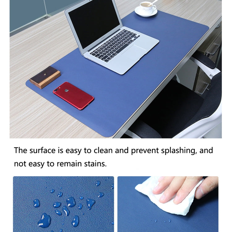 Multifunction Business PU Leather Mouse Pad Keyboard Pad Table Mat Computer Desk Mat, Size: 80 x 40cm(Green) - Desk Pads by buy2fix | Online Shopping UK | buy2fix