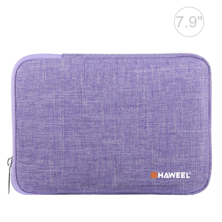 HAWEEL 7.9 inch Sleeve Case Zipper Briefcase Carrying Bag, For iPad mini 4 / iPad mini 3 / iPad mini 2 / iPad mini, Galaxy, Lenovo, Sony, Xiaomi, Huawei 7.9 inch Tablets(Purple) - Other by HAWEEL | Online Shopping UK | buy2fix