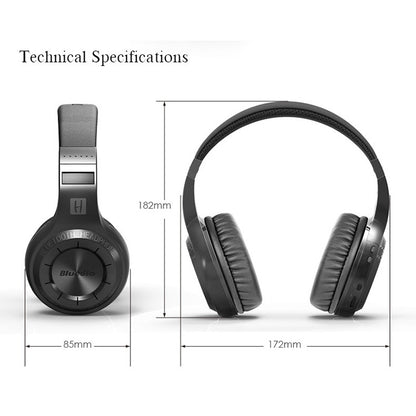 Bluedio HT Turbine Wireless Bluetooth 4.1 Stereo Headphones Headset with Mic, For iPhone, Samsung, Huawei, Xiaomi, HTC and Other Smartphones, All Audio Devices(Black) - Headset & Headphone by Bluedio | Online Shopping UK | buy2fix