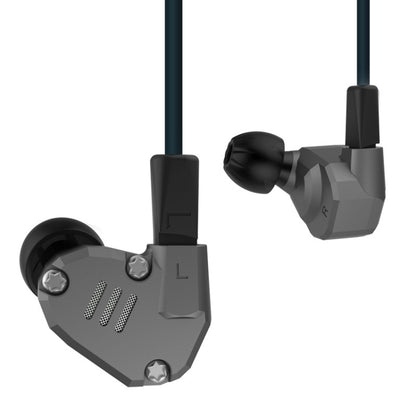 KZ ZS6 Eight Unit Circle Iron Aluminum Alloy In-ear HiFi Earphone without Microphone (Grey) - In Ear Wired Earphone by KZ | Online Shopping UK | buy2fix