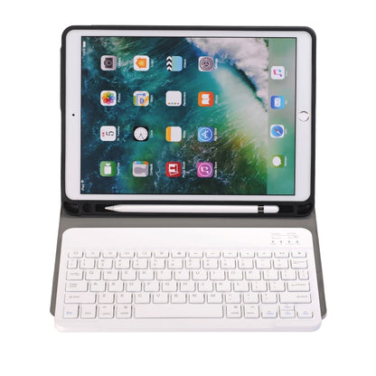 A09B Bluetooth 3.0 Ultra-thin ABS Detachable Bluetooth Keyboard Leather Tablet Case for iPad Air / Pro 10.5 inch (2019), with Pen Slot & Holder (Rose Gold) - For iPad Pro by buy2fix | Online Shopping UK | buy2fix