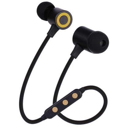 MG-G22 Portable Sports Magnetic Absorption Bluetooth V5.0 Bluetooth Headphones, Support TF Card(Black) - Bluetooth Earphone by buy2fix | Online Shopping UK | buy2fix