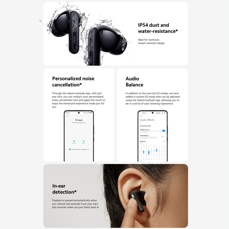 Original Xiaomi Redmi Buds 5 Pro Wireless Bluetooth Earphone (Black) - Bluetooth Earphone by Xiaomi | Online Shopping UK | buy2fix