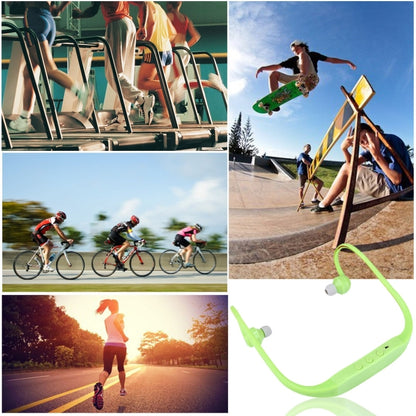 506 Life Waterproof Sweatproof Stereo Wireless Sports Earbud Earphone In-ear Headphone Headset with Micro SD Card Slot, For Smart Phones & iPad & Laptop & Notebook & MP3 or Other Audio Devices, Maximum SD Card Storage: 8GB(Green) - Sport Earphone by buy2fix | Online Shopping UK | buy2fix