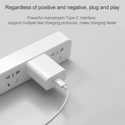 Original Xiaomi AD201 20W Single USB-C / Type-C Interface Travel Charger Quick Charge Version, US Plug(White) - USB Charger by Xiaomi | Online Shopping UK | buy2fix