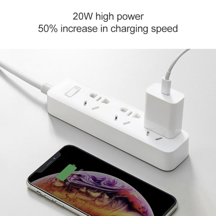 Original Xiaomi AD201 20W Single USB-C / Type-C Interface Travel Charger Quick Charge Version, US Plug(White) - USB Charger by Xiaomi | Online Shopping UK | buy2fix