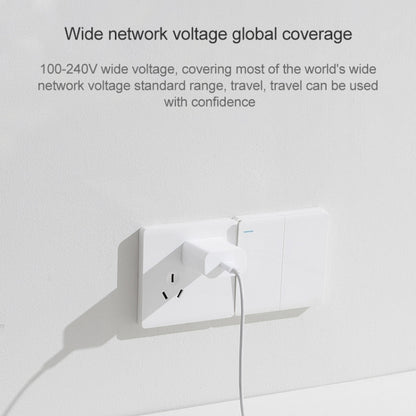 Original Xiaomi AD201 20W Single USB-C / Type-C Interface Travel Charger Quick Charge Version, US Plug(White) - USB Charger by Xiaomi | Online Shopping UK | buy2fix