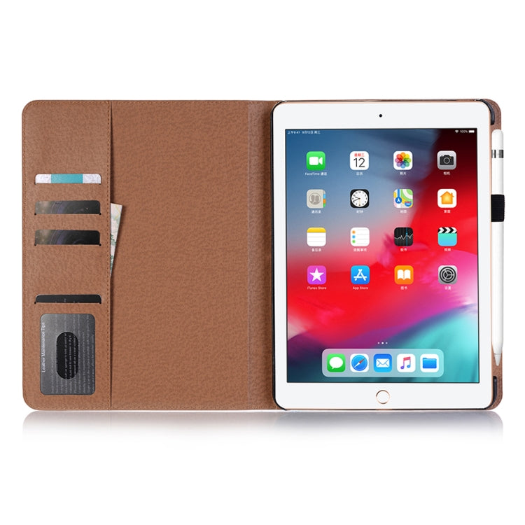 Retro Book Style Horizontal Flip PU Leather Case for iPad Air 13 2025 / 2024 / iPad Pro 12.9 inch (2018), with Holder & Card Slots & Wallet (Brown) - iPad Pro 12.9 (2018) Cases by buy2fix | Online Shopping UK | buy2fix