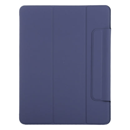 For iPad Air 13 2024 / 2025 / Pro 12.9 2020 Double-sided Magnetic Flip PU Leather Tablet Case With Holder & Sleep / Wake-up Function(Dark Blue) - iPad Pro 12.9 (2020) Cases by buy2fix | Online Shopping UK | buy2fix