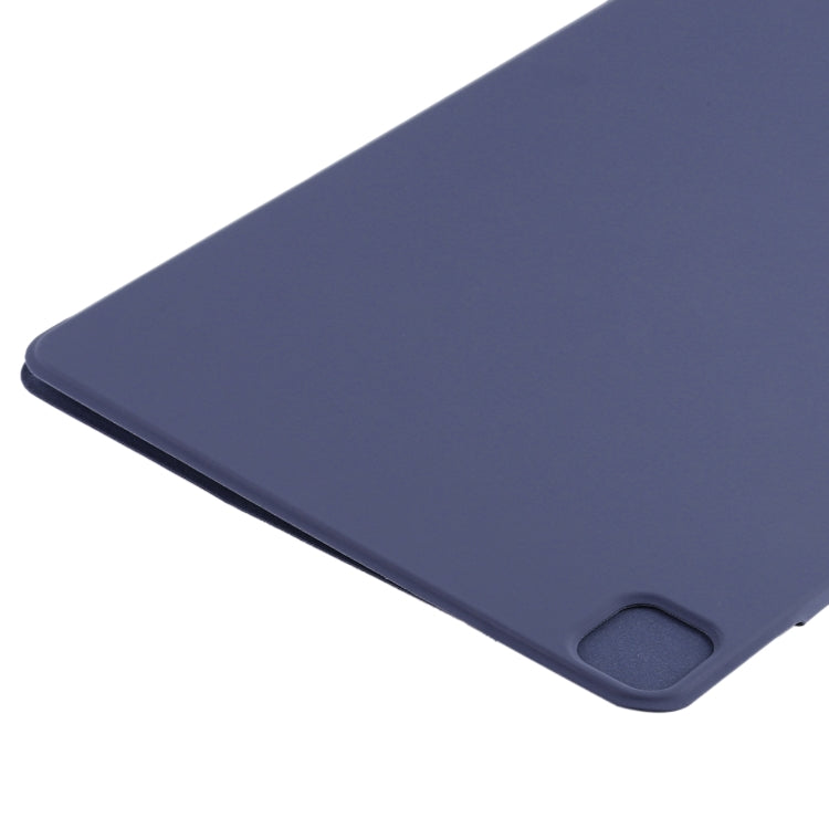 For iPad Air 13 2024 / 2025 / Pro 12.9 2020 Double-sided Magnetic Flip PU Leather Tablet Case With Holder & Sleep / Wake-up Function(Dark Blue) - iPad Pro 12.9 (2020) Cases by buy2fix | Online Shopping UK | buy2fix