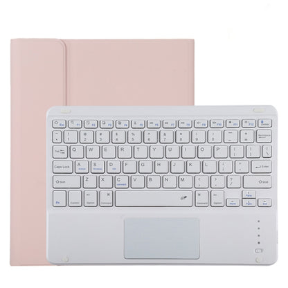 TG11BC Detachable Bluetooth White Keyboard Microfiber Leather Tablet Case for iPad Pro 11 inch (2020), with Touchpad & Pen Slot & Holder (Pink) - For iPad Pro by buy2fix | Online Shopping UK | buy2fix