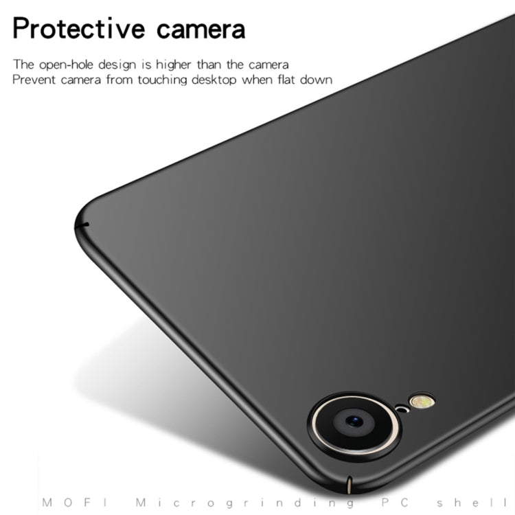 For iPhone XR MOFI Frosted PC Ultra-thin Full Coverage Protective Case (Black) - More iPhone Cases by MOFI | Online Shopping UK | buy2fix