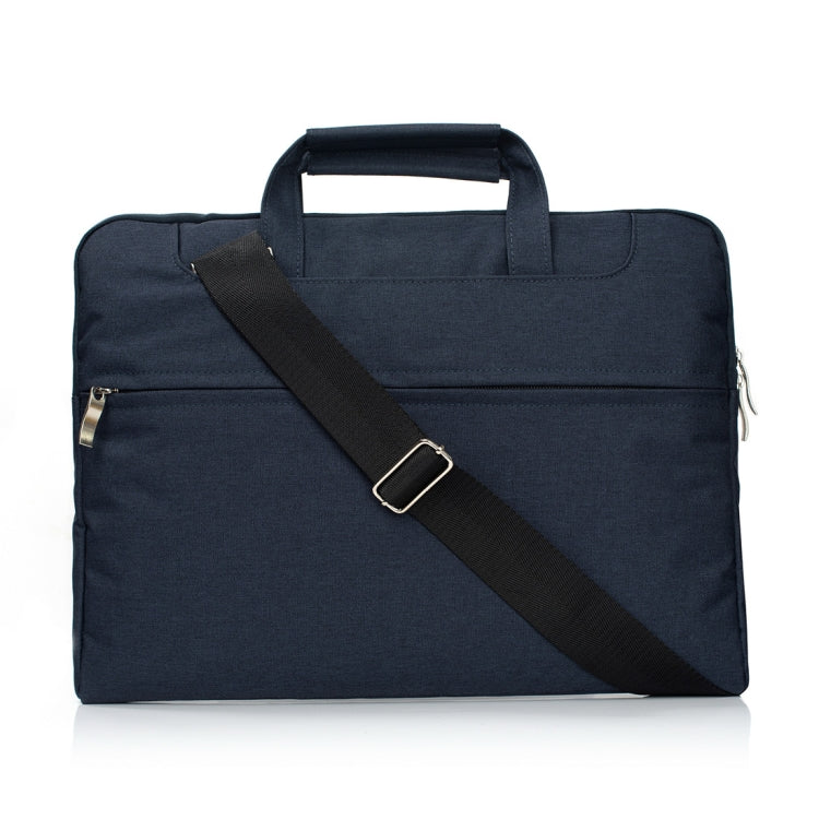 Portable One Shoulder Handheld Zipper Laptop Bag, For 11.6 inch and Below Macbook, Samsung, Lenovo, Sony, DELL Alienware, CHUWI, ASUS, HP (Dark Blue) - 10 - 11 inch by buy2fix | Online Shopping UK | buy2fix