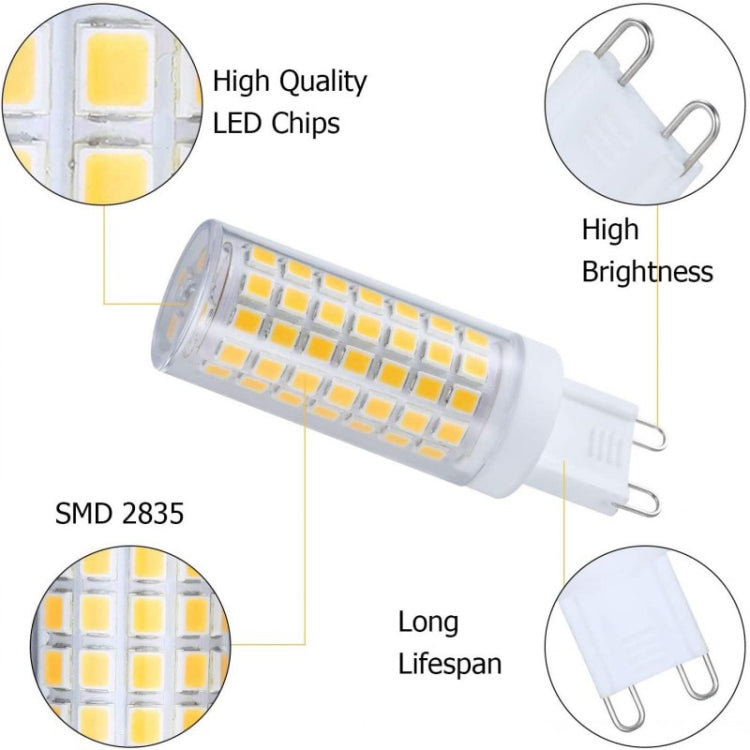 G9 102 LEDs SMD 2835 2800-3200K LED Corn Light, AC 220V (Warm White) - LED Blubs & Tubes by buy2fix | Online Shopping UK | buy2fix