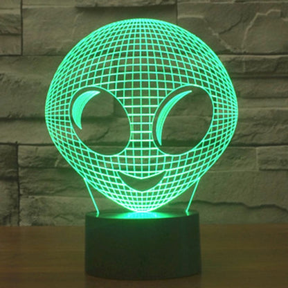 Alien Style 3D Touch Switch Control LED Light , 7 Color Discoloration Creative Visual Stereo Lamp Desk Lamp Night Light - Novelty Lighting by buy2fix | Online Shopping UK | buy2fix