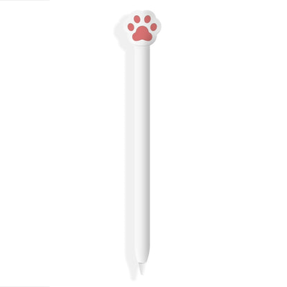 Cute Cartoon Silicone Protective Cover for Apple Pencil 1(White) - Pencil Accessories by buy2fix | Online Shopping UK | buy2fix