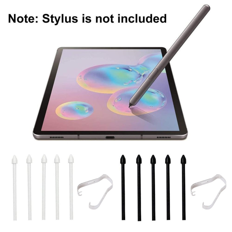 6 in 1 Universal Stylus Pen Replacement Pencil Tips For Samsung Galaxy Tab S8 / S7 / S6 / Galaxy Note20 / Note10 / S23 Ultra / S22 Ultra(White) - Pencil Accessories by buy2fix | Online Shopping UK | buy2fix