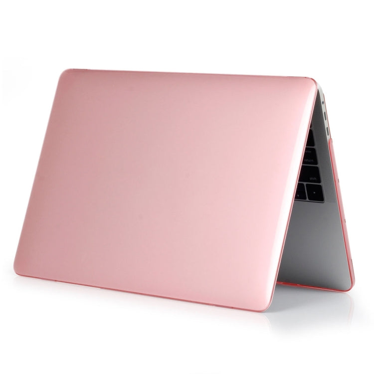 ENKAY Hat-Prince 2 in 1 Crystal Hard Shell Plastic Protective Case + Europe Version Ultra-thin TPU Keyboard Protector Cover for 2016 MacBook Pro 13.3 Inch without Touch Bar (A1708) (Pink) - MacBook Pro Cases by ENKAY | Online Shopping UK | buy2fix