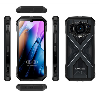 DOOGEE S Cyber, 8GB+256GB, 6.58 inch Android 14 Spreadtrum T606 Octa Core, Network: 4G, OTG, NFC (Black Silver) - DOOGEE by DOOGEE | Online Shopping UK | buy2fix