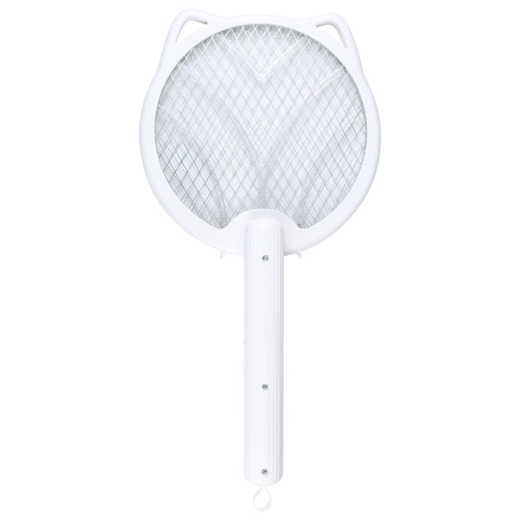 Cat Ear Rotary Electric Mosquito Swatter (White) - Fly Swatter by buy2fix | Online Shopping UK | buy2fix