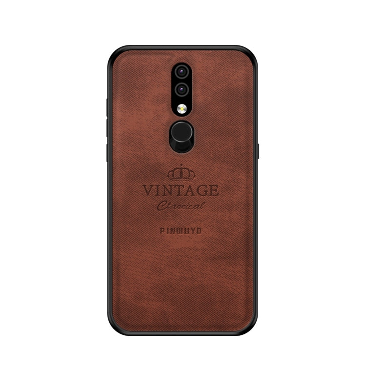 PINWUYO Shockproof Waterproof Full Coverage PC + TPU + Skin Protective Case for Nokia 4.2 (Brown) - Nokia Cases by PINWUYO | Online Shopping UK | buy2fix
