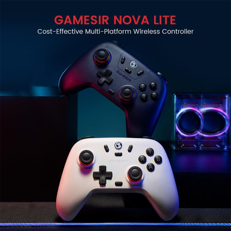 GameSir Nova Lite PC T4N Lite Bluetooth Wireless Gamepad Game Controller for Nintendo Switch (White) - Controller Gamepad by GameSir | Online Shopping UK | buy2fix