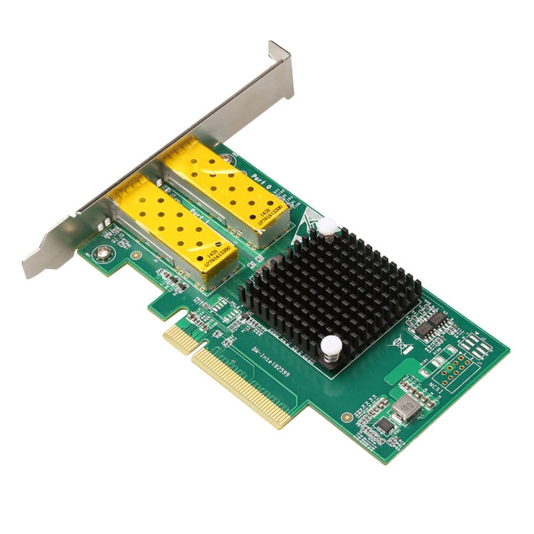 XXA037 Intel 82599 Dual SFP Port  PCI Express FCoE PCIe x8 10 Gigabit Ethernet Network Optical LAN Card Adapter - Add-on Cards by buy2fix | Online Shopping UK | buy2fix