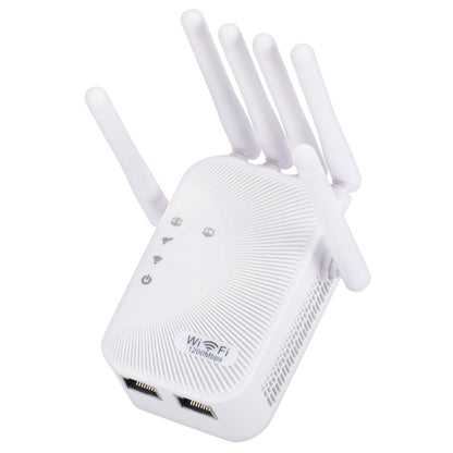 SM-011 Six-antenna 1200M Repeater WiFi Wireless Router (EU Plug) - Wireless Routers by buy2fix | Online Shopping UK | buy2fix