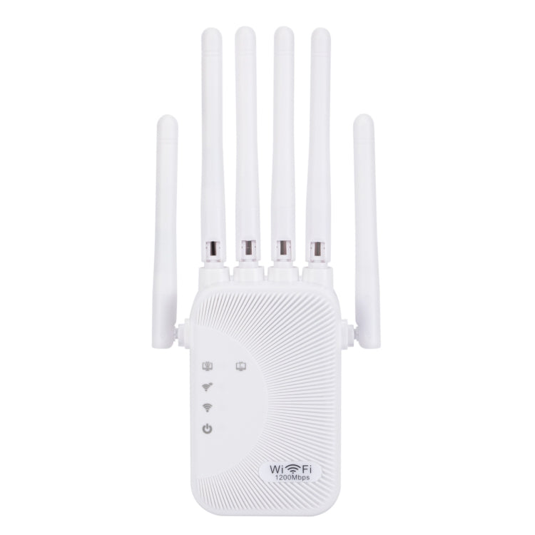 SM-011 Six-antenna 1200M Repeater WiFi Wireless Router (EU Plug) - Wireless Routers by buy2fix | Online Shopping UK | buy2fix