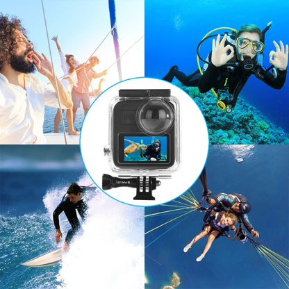 PULUZ 45m Underwater Waterproof Housing Diving Case for GoPro MAX, with Buckle Basic Mount & Screw - Waterproof Cases by PULUZ | Online Shopping UK | buy2fix