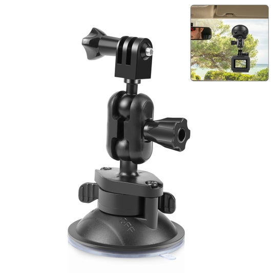 PULUZ Magic Arm Suction Cup Mount (Black) - Helmet Mount by PULUZ | Online Shopping UK | buy2fix