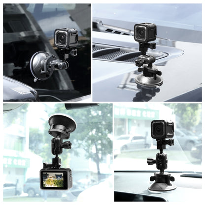 PULUZ Magic Arm Suction Cup Mount (Black) - Helmet Mount by PULUZ | Online Shopping UK | buy2fix