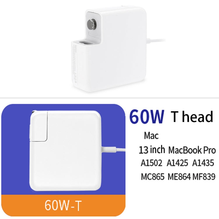 A1435 60W 16.5V 3.65A 5 Pin MagSafe 2 Power Adapter for MacBook, Cable Length: 1.6m, US Plug(White) - Cable & Adapter by buy2fix | Online Shopping UK | buy2fix