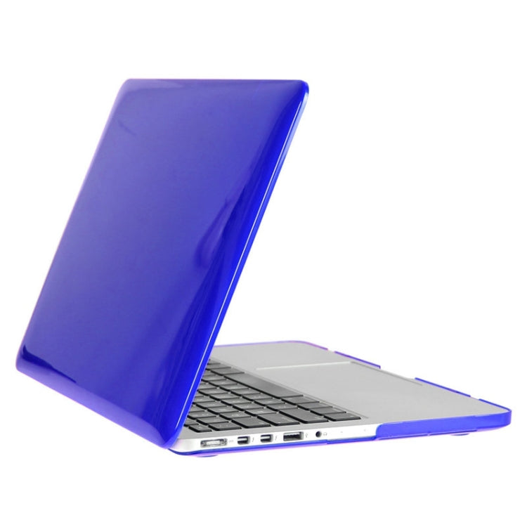 ENKAY for Macbook Pro Retina 15.4 inch (US Version) / A1398 Hat-Prince 3 in 1 Crystal Hard Shell Plastic Protective Case with Keyboard Guard & Port Dust Plug(Dark Blue) - MacBook Pro Cases by ENKAY | Online Shopping UK | buy2fix