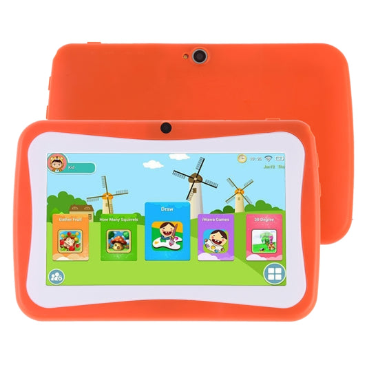 M755 Kids Education Tablet PC, 7.0 inch, 1GB+16GB, Android 5.1 Allwinner A33 Quad Core up to 1.3GHz, 360 Degree Menu Rotation, WiFi(Orange) -  by buy2fix | Online Shopping UK | buy2fix