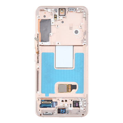 For Samsung Galaxy S22 5G SM-S901B Original LCD Screen Digitizer Full Assembly with Frame (Gold) - Galaxy S Series Parts by buy2fix | Online Shopping UK | buy2fix