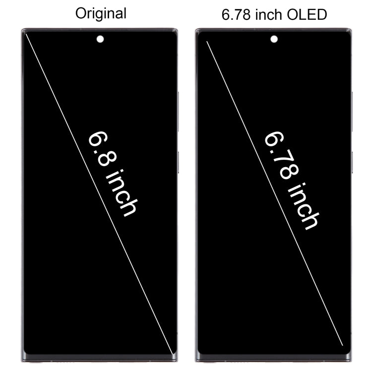 For Samsung Galaxy S23 Ultra 5G SM-S918U US Edition 6.78 inch OLED LCD Screen Digitizer Full Assembly with Frame (Black) - Galaxy S Series Parts by buy2fix | Online Shopping UK | buy2fix