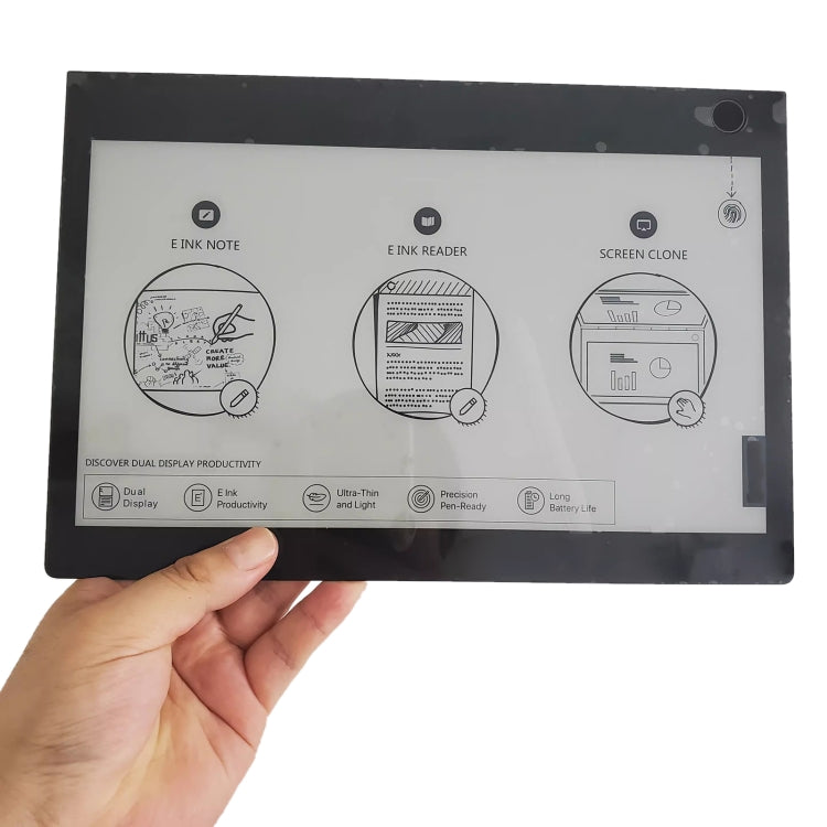 For Lenovo YOGA Book 2 C930 YB-J912F YB-J912L E Ink OEM LCD Screen with Digitizer Full Assembly - LCD Screen by buy2fix | Online Shopping UK | buy2fix