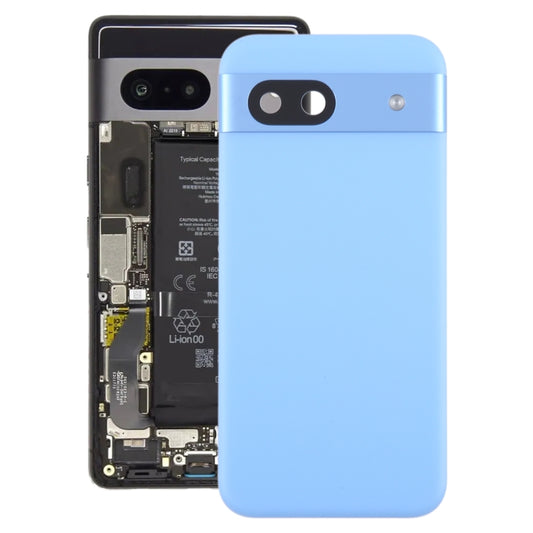 For Google Pixel 8a Original Battery Back Cover with Camera Lens Cover(Blue) - Back Cover by buy2fix | Online Shopping UK | buy2fix