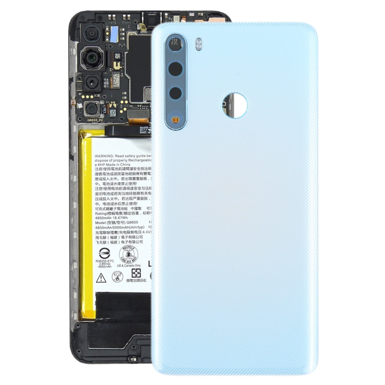 For HTC Desire 20 Pro Original Battery Back Cover(Blue) - Back Cover by buy2fix | Online Shopping UK | buy2fix