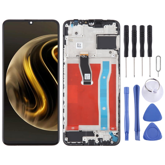 For Huawei Nova Y72 Original LCD Screen Digitizer Full Assembly with Frame (Black) - LCD Screen by buy2fix | Online Shopping UK | buy2fix