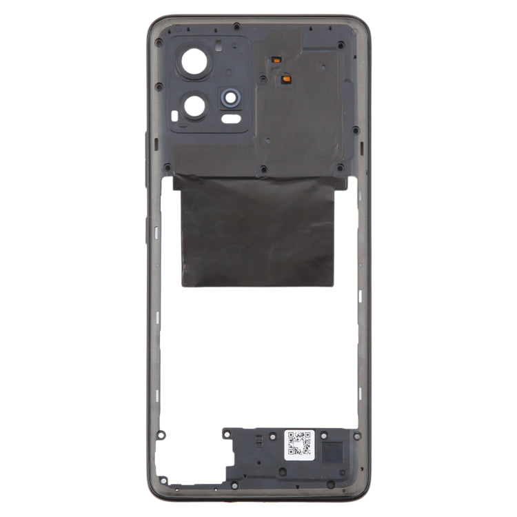 For Motorola Moto G72 Original Middle Frame Bezel Plate (Black) - Frame Bezel Plate by buy2fix | Online Shopping UK | buy2fix