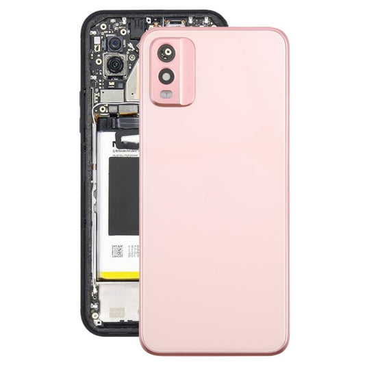 For Nokia C32 Original Battery Back Cover(Pink) - Back Cover by buy2fix | Online Shopping UK | buy2fix