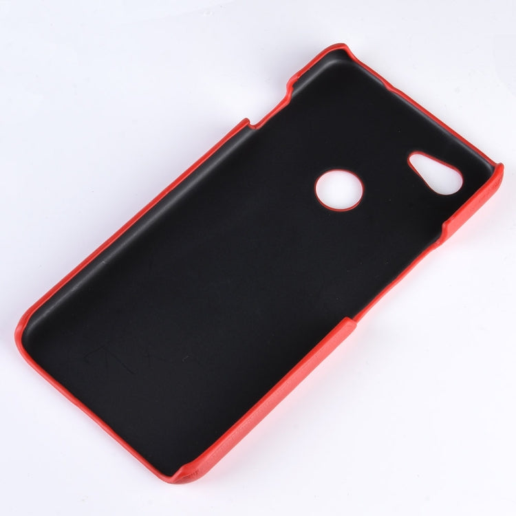 Shockproof Litchi Texture PC + PU Case for Google Pixel 3a XL(Red) - Google Cases by buy2fix | Online Shopping UK | buy2fix