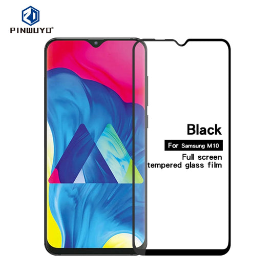 PINWUYO 9H 2.5D Full Glue Tempered Glass Film for Galaxy M10 - Galaxy Tempered Glass by PINWUYO | Online Shopping UK | buy2fix