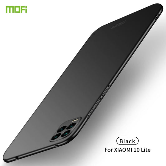 For Xiaomi Mi 10 Lite MOFI Frosted PC Ultra-thin Hard Case(Black) - Xiaomi Cases by MOFI | Online Shopping UK | buy2fix