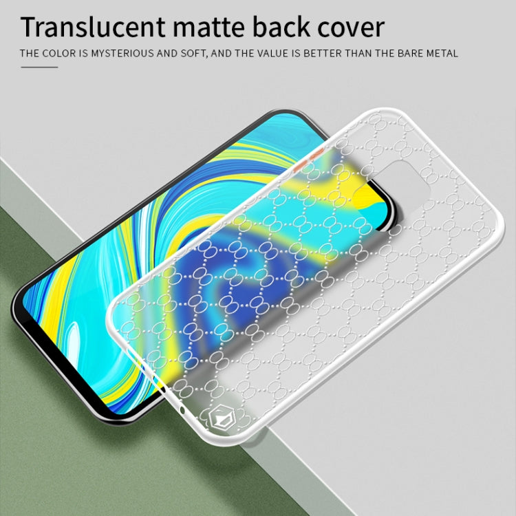 For Xiaomi Redmi Note 9S PINWUYO Series 2nd Generation PC + TPU Anti-drop All-inclusive Protective Shell Matte Back Cover(White) - Xiaomi Cases by PINWUYO | Online Shopping UK | buy2fix